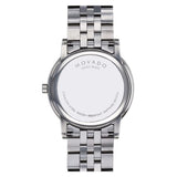 Movado Men’s Swiss Made Quartz Stainless Steel Black Dial 40mm Watch 0607201