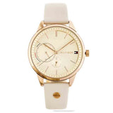 Tommy Hilfiger Women’s Quartz Cream Leather Strap Cream Dial 38mm Watch 1782022