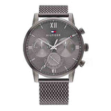 Tommy Hilfiger Men’s Quartz Grey Stainless Steel Grey Dial 44mm Watch 1791882