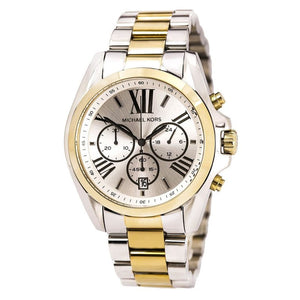 Michael Kors Women’s Quartz Two-tone Stainless Steel Silver Dial 39mm Watch MK5855