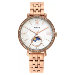 Fossil Women’s Quartz Rose Gold Stainless Steel Mother Of Pearl Dial 36mm Watch ES5165