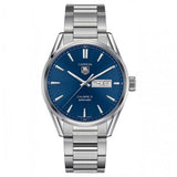 TagHeuer Carrera Men’s Automatic Swiss Made Silver Stainless Steel Blue Dial 41mm Watch WAR201E.BA0723