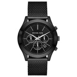 Michael Kors Men’s Quartz Black Stainless Steel Black Dial 44mm Watch MK9060