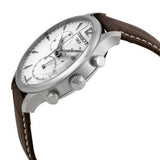 TISSOT Men’s Quartz Swiss Made Brown Leather Strap White Dial 42mm Watch T063.617.16.037.00