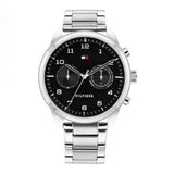 Tommy Hilfiger Men’s Quartz Stainless Steel Black Dial 44mm Watch 1791784