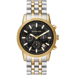 Michael Kors Men’s Quartz Two-tone Stainless Steel Black Dial 43mm Watch MK8954