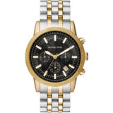 Michael Kors Men’s Quartz Two-tone Stainless Steel Black Dial 43mm Watch MK8954