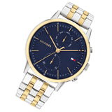 Tommy Hilfiger Men's Quartz Stainless Steel Blue Dial 44mm Watch 1710432