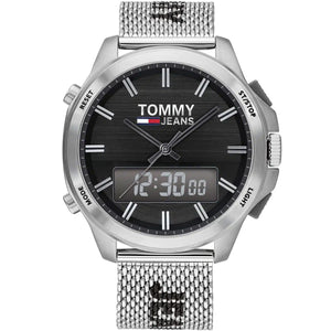 Tommy Hilfiger Men’s Quartz Digital Black Dial 46mm Watch 1791765