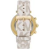 Michael Kors Women’s Quartz White Leather Strap White Dial 39 mm Watch MK6916