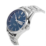 TagHeuer Carrera Men’s Automatic Swiss Made Silver Stainless Steel Blue Dial 41mm Watch WAR201E.BA0723