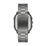 Fossil Men’s Quartz Grey Stainless Steel Silver Dial 42mm Watch BQ2657