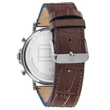 Tommy Hilfiger Men’s Quartz Leather Strap Grey Dial 44mm Watch 1710416