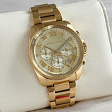 Michael Kors UniSex Quartz Chronograph Stainless Steel Gold Dial 40mm Watch MK6366