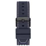 Guess Men’s Quartz Navy Blue Silicone Strap Navy Blue Dial 44mm Watch GW0499G1