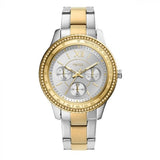 Fossil Women’s Quartz Two-tone Stainless Steel Silver Dial 37mm Watch ES5107