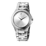 Movado Men’s Luno Silver Dial Stainless Steel Watch 0606379