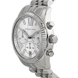 Michael Kors Unisex Quartz Stainless Steel Silver Dial 38mm Watch MK5555