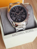 Michael Kors Men’s Chronograph Quartz Stainless Steel Black Dial 44mm Watch MK5705