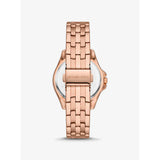 Michael Kors Pilot Pave Rose Gold Stainless Steel Rose Gold Dial Quartz Watch for Ladies - MK-7367