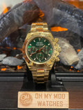 Seiko Mod Daytona "John Mayer Gold &amp; Green"