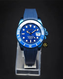 Seiko Mod Submariner "Triple Blue"