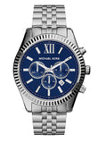 Michael Kors Men’s Chronograph Quartz Stainless Steel Blue Dial 45mm Watch MK8280