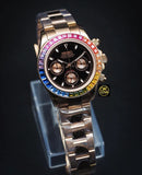 Seiko Mod Daytona "Rose Gold Rainbow"