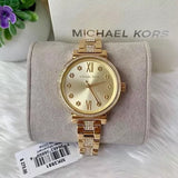 MICHAEL KORS Sofie Pave Crystal Gold Dial Ladies Watch MK3881