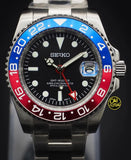 Seiko Mod GMT Master II "Pepsi"