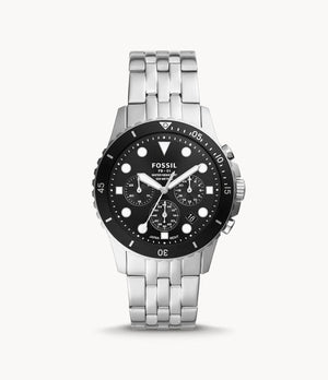 Fossil Men’s Quartz Stainless Steel Black Dial 42mm Watch FS5837