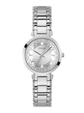 Guess Women's Watch Silver Crystal Clear Glitz Watch GW0470L1