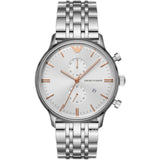 Emporio Armani Men’s Silver Dial 43mm Watch AR1933