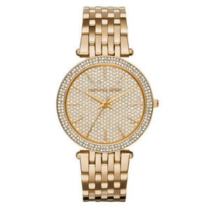 Michael Kors Women’s Quartz Stainless Steel Gold Dial 39mm Watch MK3438