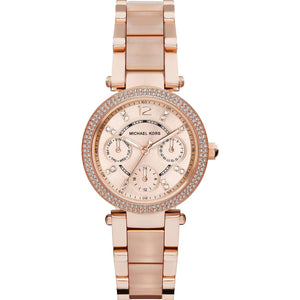 Michael Kors Women’s Rose Gold Dial 33mm Watch MK6110