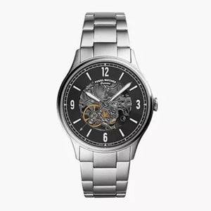 Fossil Men’s Automatic Stainless Steel Black Dial 42mm Watch ME3180