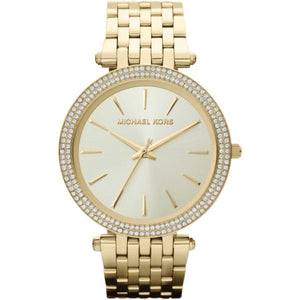 Michael Kors Women’s Quartz Stainless Steel Gold Dial 39mm Watch MK3191