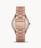 Michael Kors Unisex Rose Gold Dial 42mm Watch MK3197