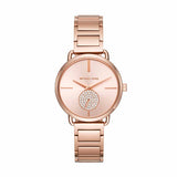 Michael Kors Women’s Quartz Stainless Steel Rose Gold Dial 28mm Watch MK3839