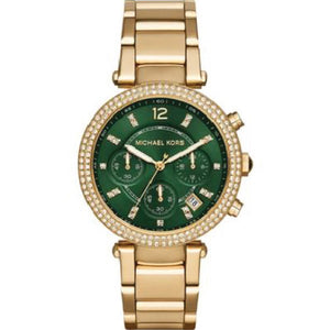 Michael Kors Women's Parker Gold Chronograph Watch MK6263