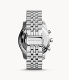 Michael Kors Men’s Chronograph Quartz Stainless Steel Silver Dial 45mm Watch MK8405