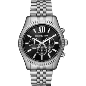 Michael Kors Men’s Chronograph Quartz Stainless Steel Black Dial 44mm Watch MK8602