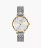 Skagen Anita Lille Two-Tone Steel Mesh Watch SKW2340