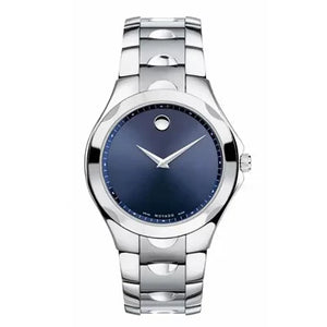 Movado Men’s Swiss Made Quartz Stainless Steel Blue Dial 40mm Watch 0606380