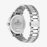 Gucci Unisex Swiss Made Quartz Stainless Steel Black Dial 38mm Watch YA1264029A