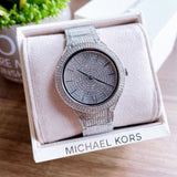 Michael Kors Women’s Crystal Pave Dial 38mm Watch MK3359