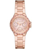 Michael Kors Women's Mini Camille Pink Pave Glitz Rose Gold Watch MK7273