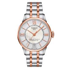 TISSOT  Chemin des Tourelles Automatic Mother of Pearl Dial Women's Watch Item No. T099.207.22.118.02