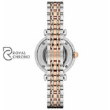 Emporio Armani Ar1992 Ladies Meccanico Silver/Rose Gold Skeleton Automatic Watch Watch