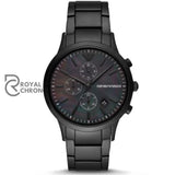 Emporio Armani Chronograph Black Stainless Steel Watch Ar11275